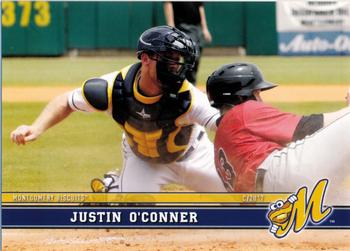 2017 Grandstand Montgomery Biscuits #NNO Justin O'Conner Front