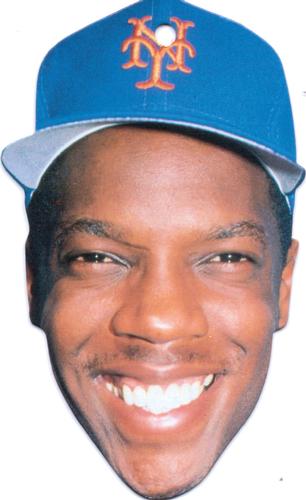 1989 Topps Heads Up Test #3 Doc Gooden Front