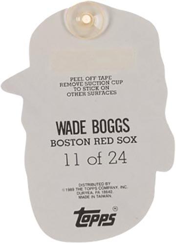 1989 Topps Heads Up Test #11 Wade Boggs Back