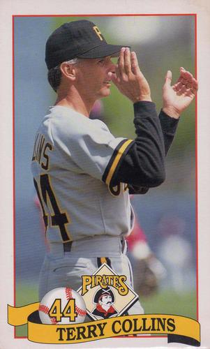 1992 Pittsburgh Pirates Fire Safety #NNO Terry Collins Front