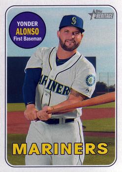 2018 Topps Heritage #82 Yonder Alonso Front