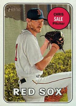2018 Topps Heritage #109 Chris Sale Front