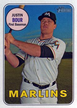 2018 Topps Heritage #113 Justin Bour Front