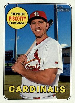 2018 Topps Heritage #116 Stephen Piscotty Front