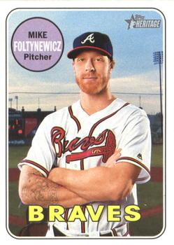 2018 Topps Heritage #239 Mike Foltynewicz Front