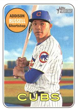 2018 Topps Heritage #241 Addison Russell Front