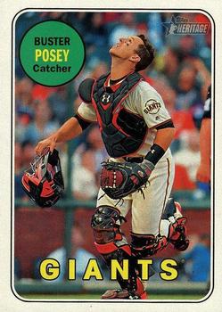 2018 Topps Heritage #293 Buster Posey Front