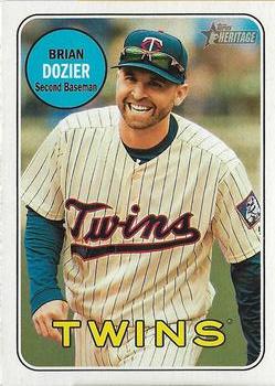 2018 Topps Heritage #356 Brian Dozier Front