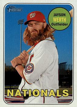 2018 Topps Heritage #448 Jayson Werth Front