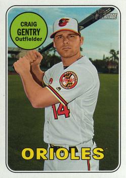 2018 Topps Heritage #567 Craig Gentry Front
