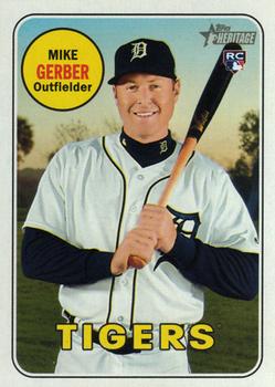 2018 Topps Heritage #586 Mike Gerber Front