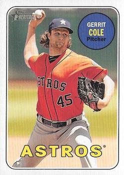 2018 Topps Heritage #715 Gerrit Cole Front