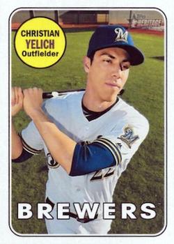 2018 Topps Heritage #720 Christian Yelich Front