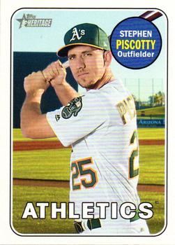 2018 Topps Heritage #701 Stephen Piscotty Front