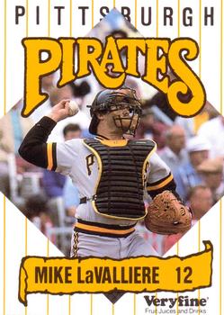 1989 Veryfine Pittsburgh Pirates #NNO Mike LaValliere Front