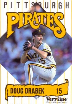 1989 Veryfine Pittsburgh Pirates #NNO Doug Drabek Front