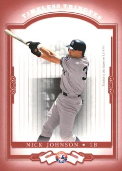 2004 Donruss Classics - Timeless Tributes Red #107 Nick Johnson Front