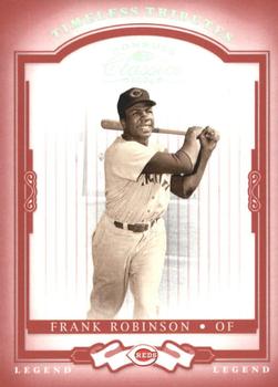 2004 Donruss Classics - Timeless Tributes Red #172 Frank Robinson Front