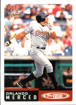 2002 Topps Total #609 Orlando Merced Front