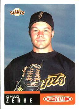 2002 Topps Total #940 Chad Zerbe Front