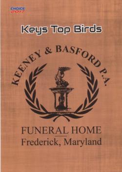 2017 Choice Frederick Keys Top Birds #NNO Header Card Front
