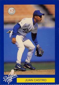 1999 Los Angeles Dodgers Police #17 Juan Castro Front