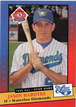 1992 Midwest League All-Stars #NNO Jason Hardtke Front