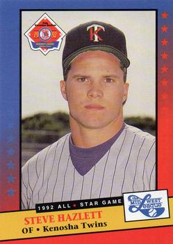 1992 Midwest League All-Stars #NNO Steve Hazlett Front