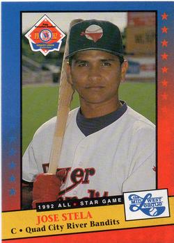 1992 Midwest League All-Stars #NNO Jose Stela Front