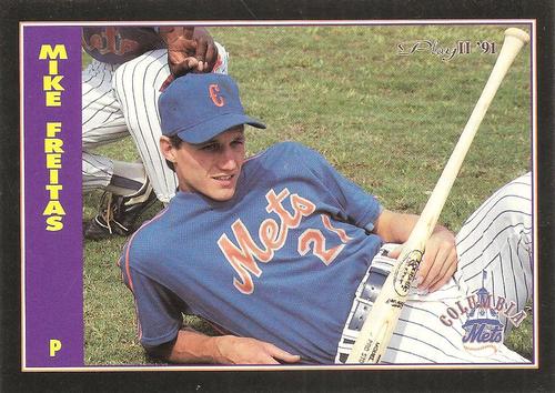 1991 Play II Columbia Mets Postcards #9 Mike Freitas Front