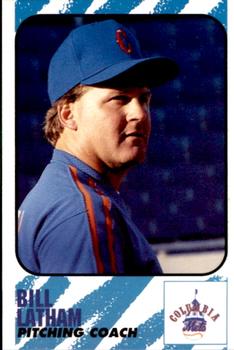 1991 Play II Columbia Mets #2 Bill Latham Front