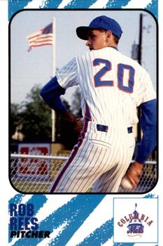 1991 Play II Columbia Mets #8 Rob Rees Front