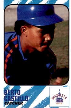 1991 Play II Columbia Mets #10 Berto Castillo Front