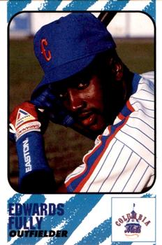 1991 Play II Columbia Mets #11 Edwards Fully Front