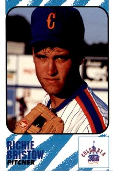 1991 Play II Columbia Mets #12 Richie Bristow Front