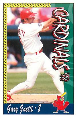 1998 St. Louis Cardinals Police #NNO Gary Gaetti Front
