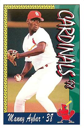 1998 St. Louis Cardinals Police #NNO Manny Aybar Front