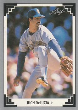 1991 Leaf #222 Rich DeLucia Front