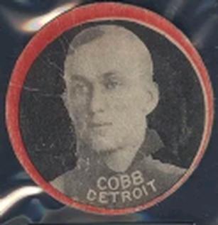 1912 Colgan's Chips Red Borders (E270-1) #NNO Ty Cobb Front