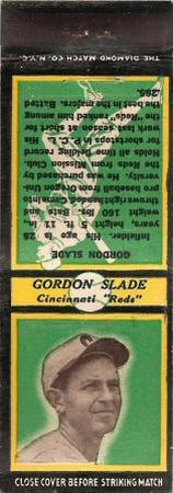 1935 Diamond Matchbooks (U2) #NNO Gordon Slade Front