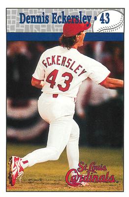 1997 St. Louis Cardinals Police #NNO Dennis Eckersley Front