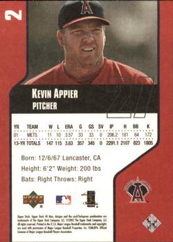 2002 Upper Deck 40-Man #2 Kevin Appier Back