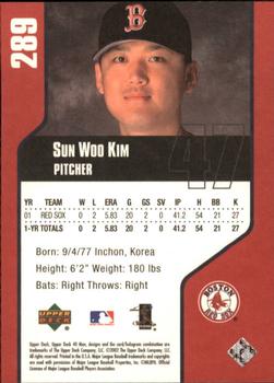 2002 Upper Deck 40-Man #289 Sun Woo Kim Back