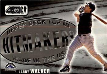 2002 Upper Deck 40-Man #1082 Larry Walker Front