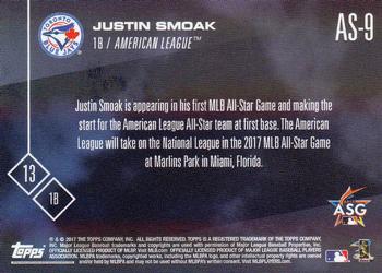 2017 Topps Now All-Star Game American League #AS-9 Justin Smoak Back