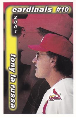2001 St. Louis Cardinals Police #NNO Tony La Russa Front