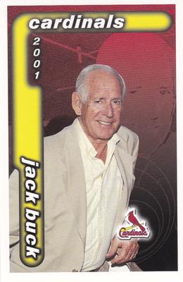 2001 St. Louis Cardinals Police #NNO Jack Buck Front