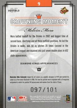 2004 Donruss Diamond Kings - Recollection Collection #9 Melvin Mora Back
