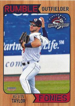 2017 Choice Binghamton Rumble Ponies #27 Kevin Taylor Front