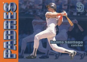 2003 Carl's Jr. San Diego Padres #NNO Benito Santiago Front